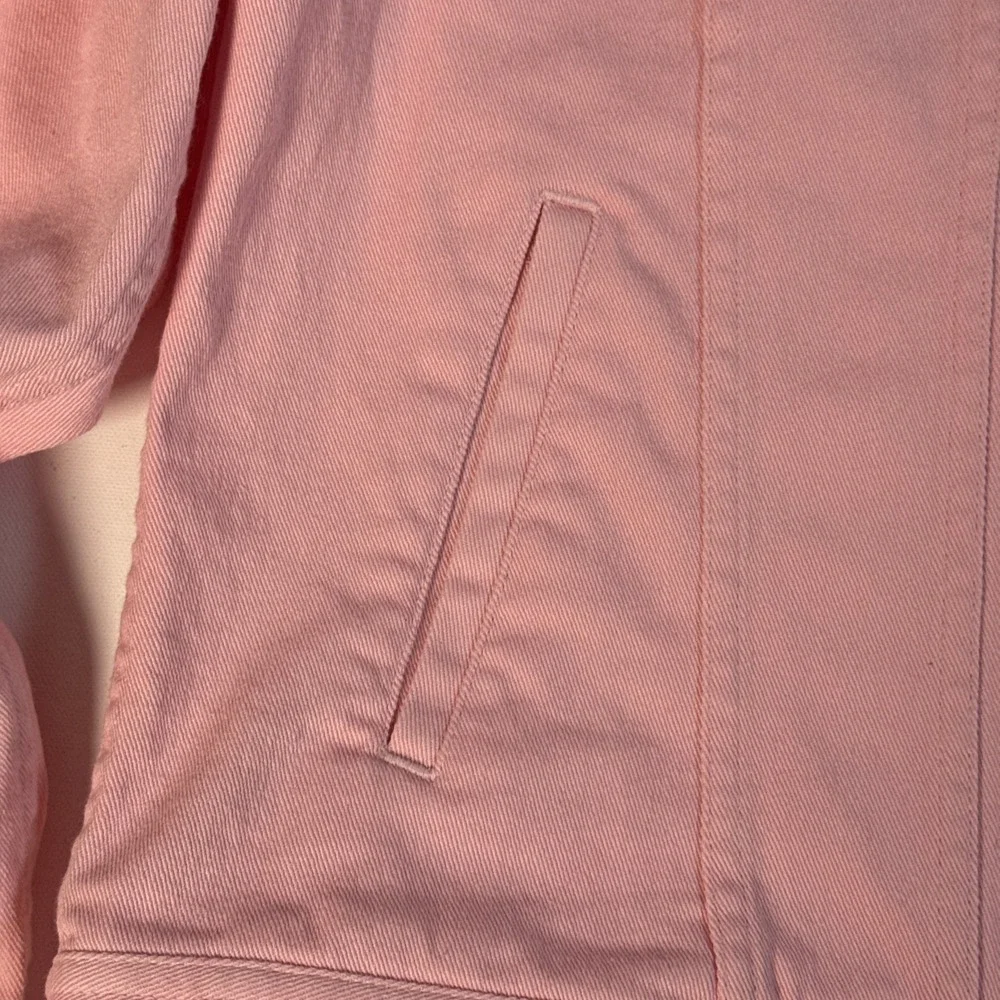 Lauren Ralph Lauren Jeans Company Pink Denim Jacket Colorful LRL Women's Large - Picture 7 of 10